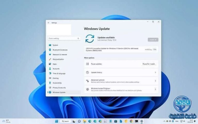 إصدار أول تحديثات تراكمية لويندوز 11 في 2023 , KB5022303 و KB5022287
