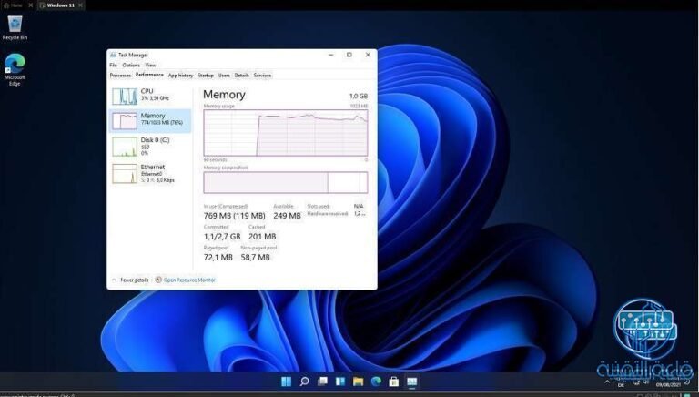 ماهو حد ذاكرة الرام المطلوب في ويندوز 11 لكي يعمل بشكل افضل